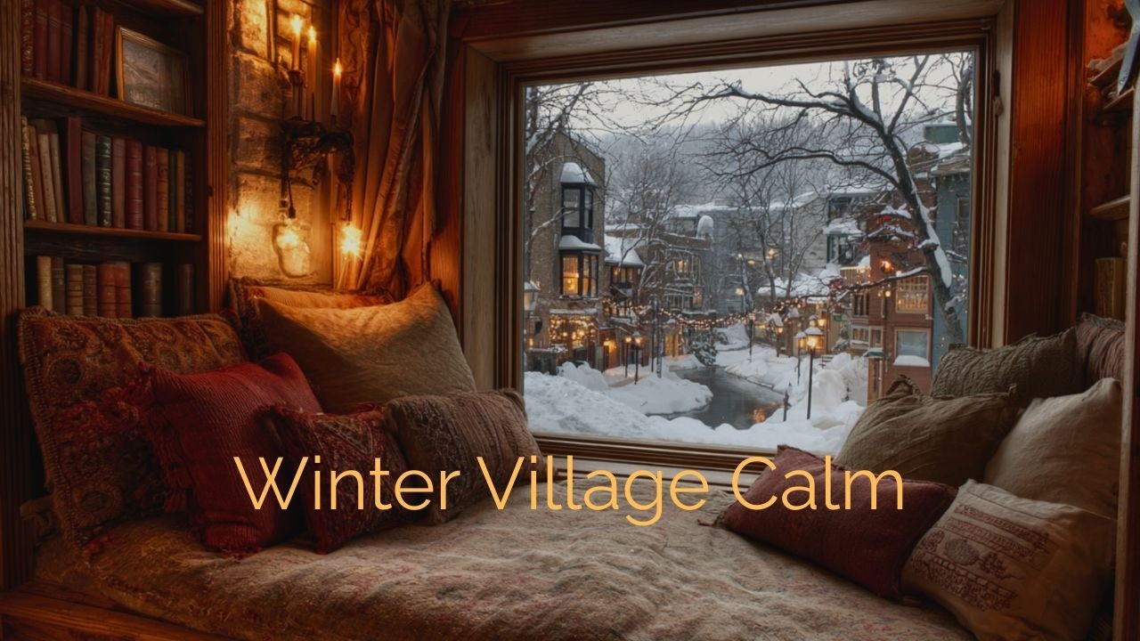 Winter Village Calm | Cozy Piano Ambience