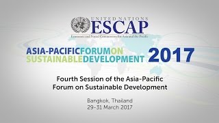 APFSD4: In-depth Review of Cluster of Goals, Recommendations and Outcomes