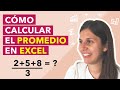 Como obtener el promedio en Excel