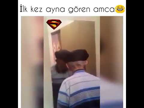 İLK KEZ AYNA GÖREN KOMİK DEDE