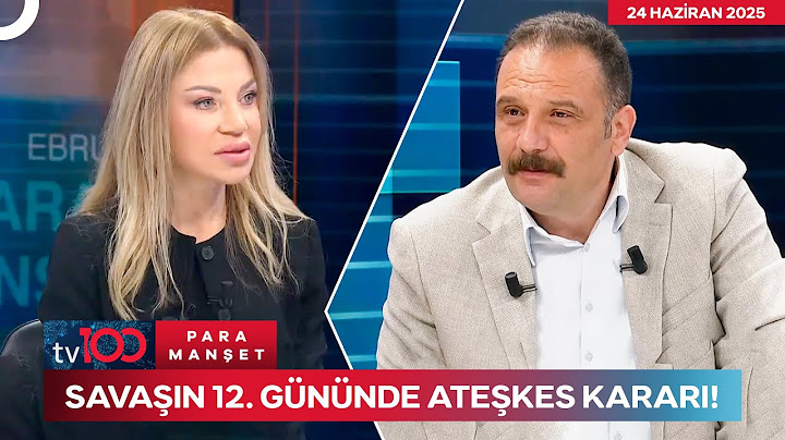 #CANLI|Ebru Baki ile Para Manşet-TRUMP ÖNCE "SAVAŞ" SONRA "BARIŞ" DEDİ-İSRAİL-İRAN SAVAŞI BİTTİ Mİ?