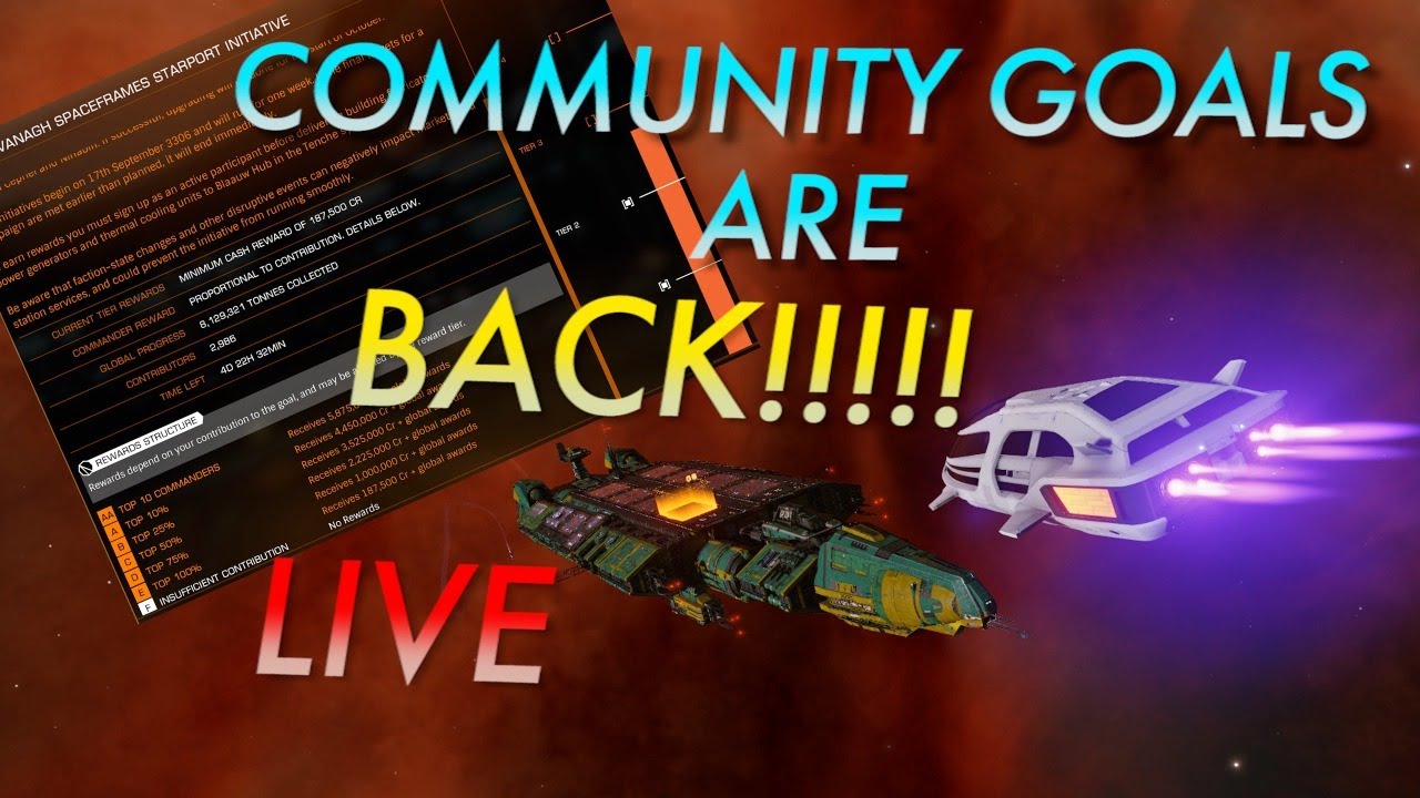 Community Goals are BACK! Let's get shot at! LIVE