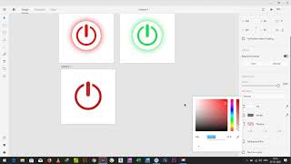 On Off button in adobe xd