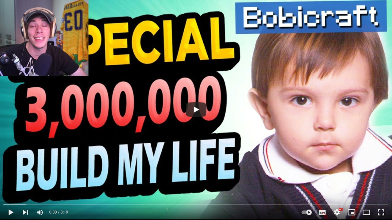 Folagor Reacciona BOBICRAFT 🌟 ¿Dónde nací? 👉 Build My Life ESPECIAL 3 MILLONES