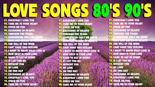 Best Romantic Love Songs 80's 90's Westlife, Backstreet Boys, Boyzone, and more | Love Song Forever