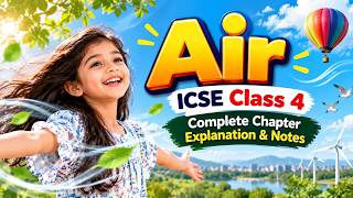 Information Air | ICSE Class 4 Science | Complete Chapter Explanation & Notes Update