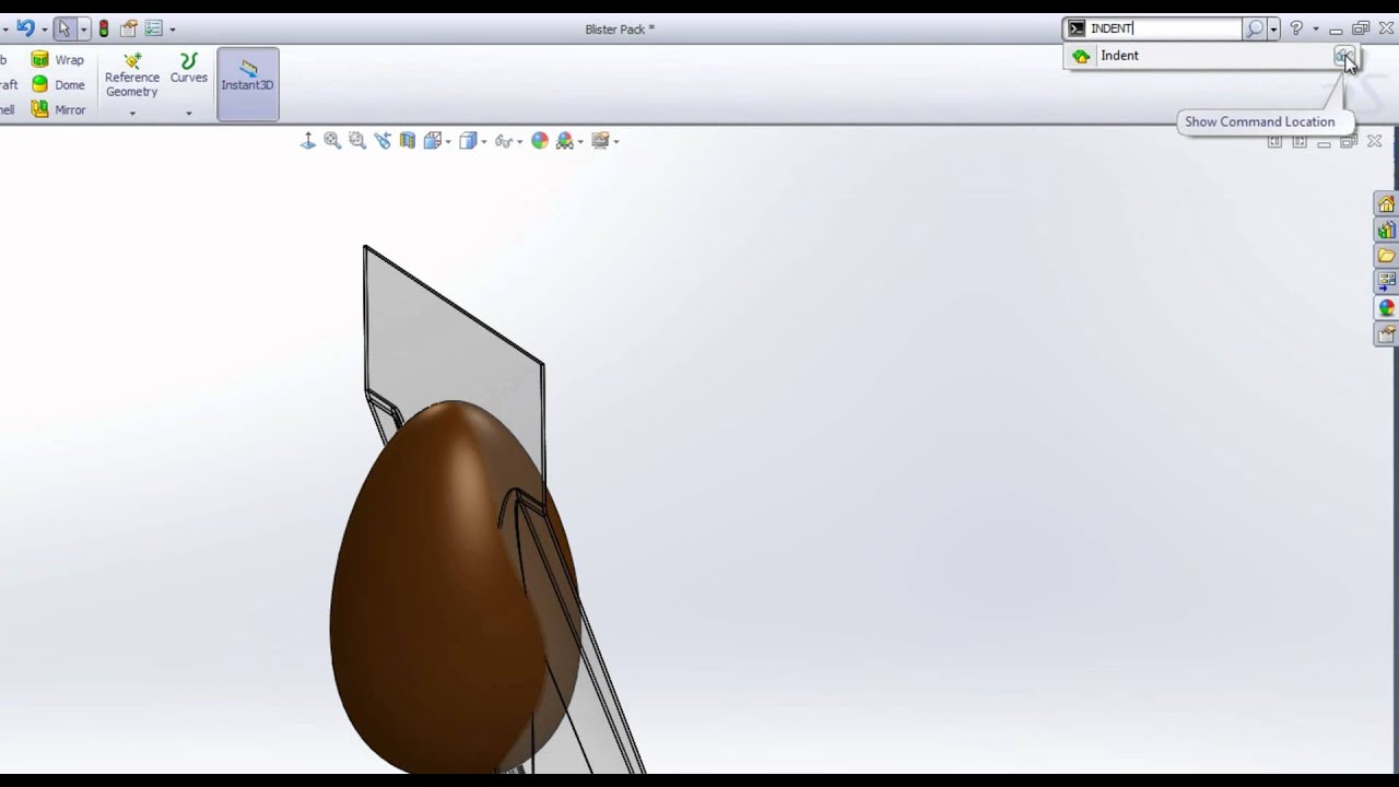 The Indent Feature in SolidWorks solidworks descargar
