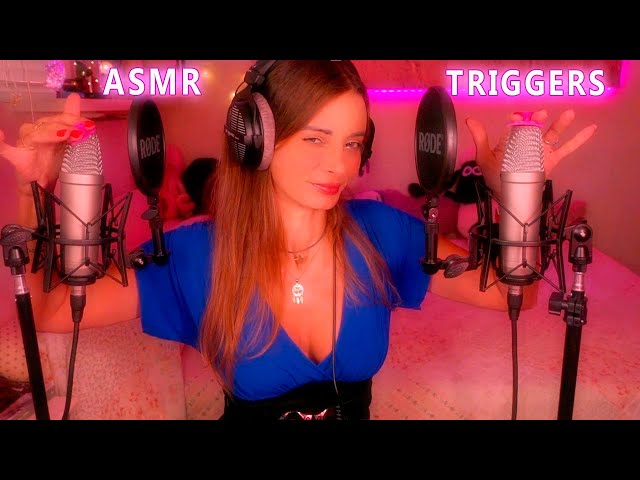 🌙ASMR TRIGGERS COSQUILLOSOS | ASMR TRIGGERS PARA DORMIR | NUEVOS MICROS RODE NT1-A 😴💖
