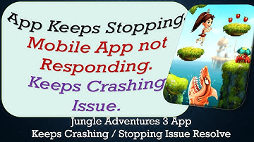 How To Fix Jungle Adventures 3 App Keeps Stopping | Keeps Crashing Problem | Problem Resolved