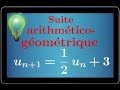 étudier une suite arithmetico-géométrique • Un+1=1/2 Un+3 • Première S ES STI