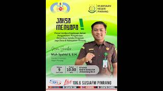 Download lagu Talk Show Jaksa Menyapa: Strategi Pengawasan Dana Desa oleh Kejari Pinrang