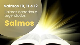 Salmos 10, 11 e 12 Narrados e Legendados. versão NVI - #salmos #bibliasagrada