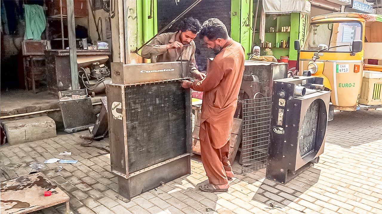 Удивительный процесс восстановления старого радиатора