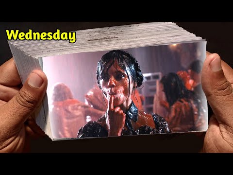 Wednesday Bloody Prom Dance Scene Flipbook | Wednesday Season 2