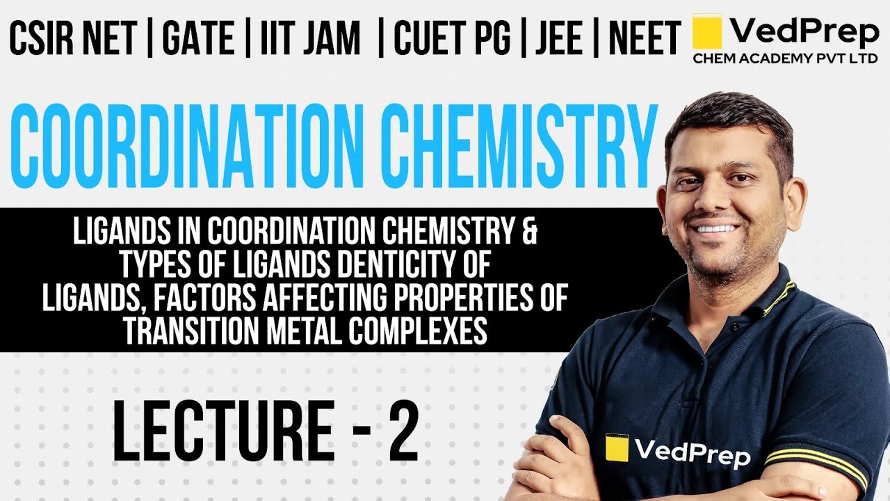 CSIR NET Coordination Chemistry | Denticity of Ligand | Types of Ligands | L-2
