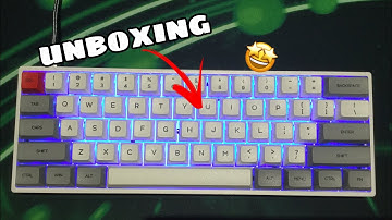 Sk61 unboxing (review,sound test, RGB modes)