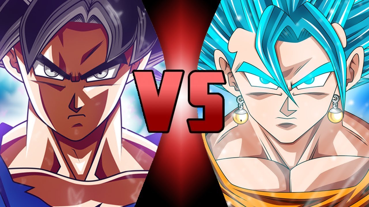 Goku Universe Super Saiyan God Blue Vs Ultra Instinct Goku