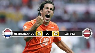 Netherlands  🇳🇱 × 🇱🇻  latvia | 3 × 0 | HIGHLIGHTS | All Goals | EURO 2004