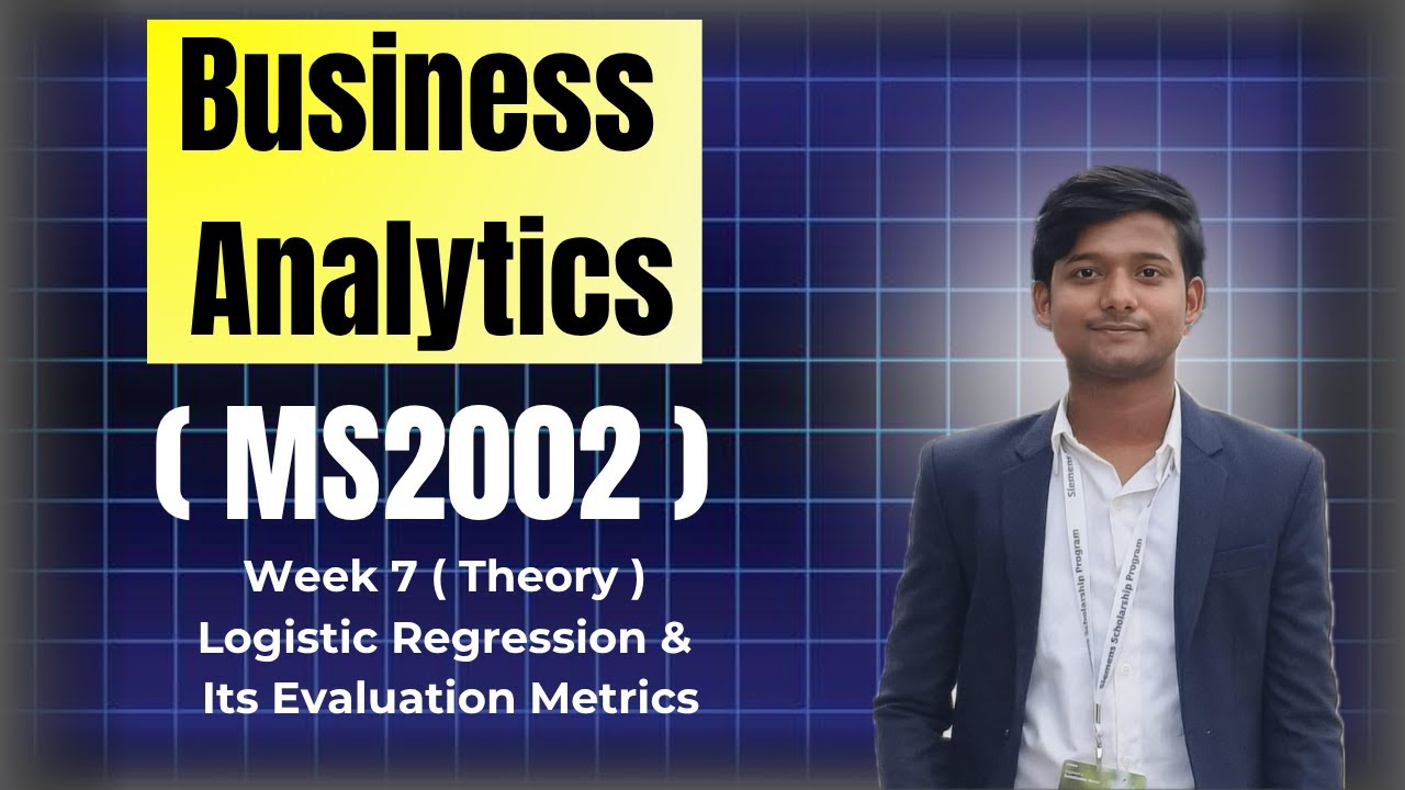 Lecture 14 | Business Analytics | Logistic Regression ( Theory ) - YouTube