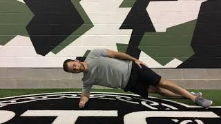 Side Plank Split Stance