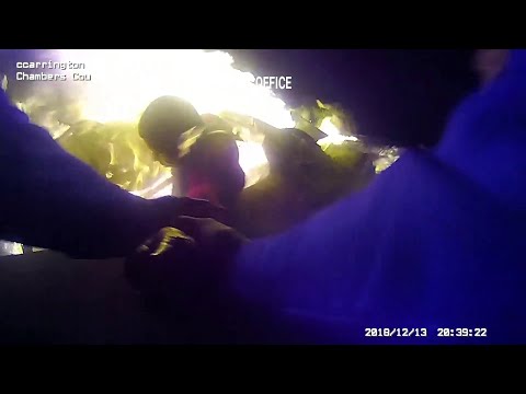 Body Cam Shows Chambers County Sheriff’s Deputies Pull Man From Burning Car