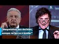 Argentina se metió un “autogol” con Milei como nuevo presidente: AMLO