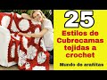 Cubrecamas tejidas a crochet 25 estilos