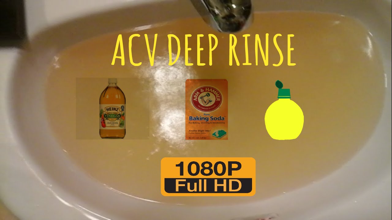 ACV DEEP CLEANSE / RINSE DREADS - YouTube