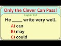English Grammar Test | E 4 English | Only a Clever Can Pass This Test 