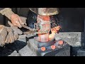 Incredible Forging Process out of Rusted Iron Chain Amazing Skills