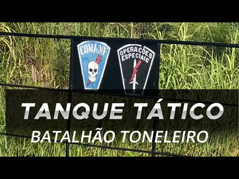 Tanque Tático do Batalhão Tonelero - Instrução para os futuros Fuzileiros Navais