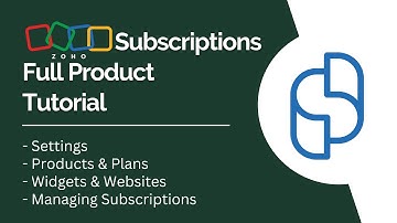 Zoho Subscriptions Full Product Tutorial