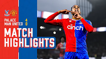 OLISE MAGIC 🪄 sinks MAN UNITED 😮‍💨 | Premier League Highlights: Crystal Palace 4-0 Manchester United