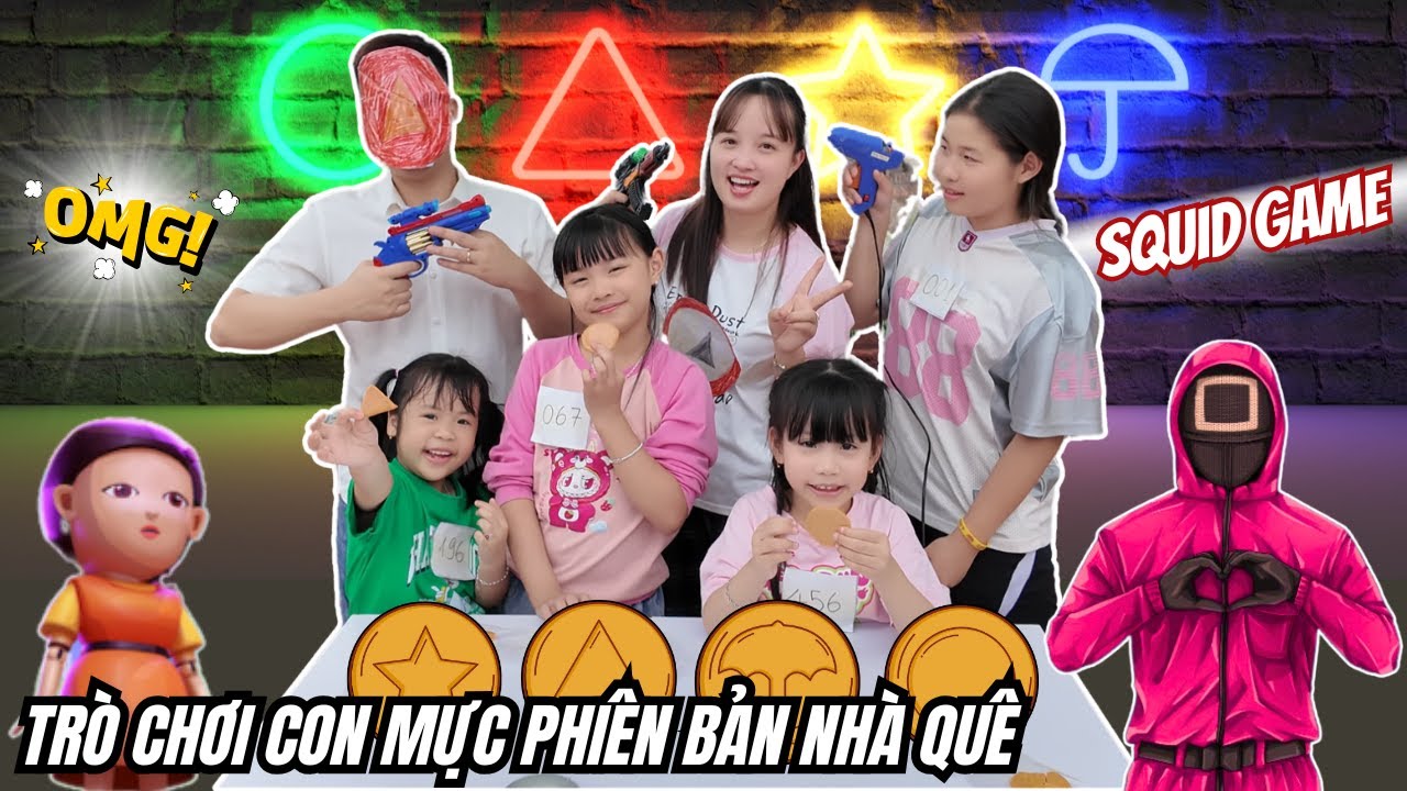 🔴 Trò Chơi Con Mực Phiên Bản Nhà Quê | MiMi, Mẹ Huế, Mint Vy, Na Đại Chiến Tách Kẹo Đường Squid Game