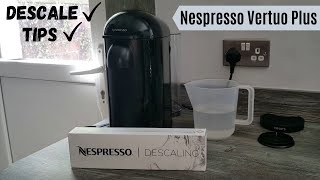 How to Descale Nespresso Vertuo Plus Machine | Descaling Tips and Instructions Video | Krups