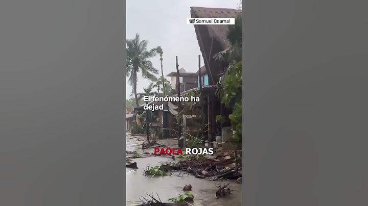 🌪️🚨 Huracán “Beryl” toca tierra en Tulum como categoría 2. | Paola Rojas