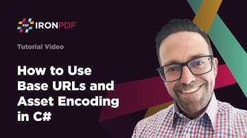 How to Use Base URLs in PDF Generation with C# | IronPDF