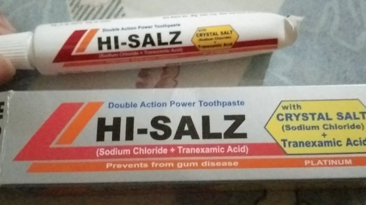 Best Toothpaste for bleeding gums HiSALZ Toothpaste By AymanShaikh