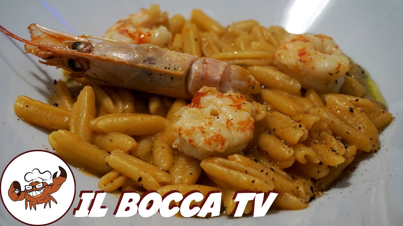 845 - Gnocchetti sardi crema di carciofi e gamberoni, per un anno da leoni! (primo goloso)