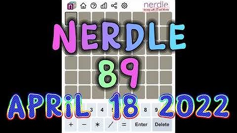 Nerdle 89 | Nerdle Today April 18, 2022 It’s Weird today Check it yourself 🤣