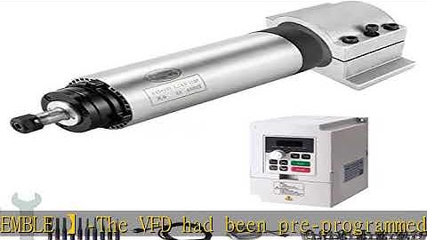 CNC Spindle Motor Kits, 110V 1.5KW Air Cooled Spindle CNC Spindle +110V 1.5KW VFD+Φ65mm Clamp Mount