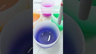 Aria gradient design crystal singing bowl,soft rich sound for deep healing. #soundhealing #relaxing