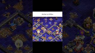 Archer Queen vs X-Bow clash of clans || #clashofclans #coc #gaming