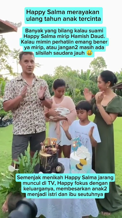 Download lagu Happy Salma celebrates her beloved child's birthday #happysalma #duniafafa #fyp