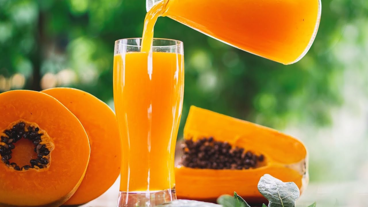 Papaya milk shake recipe Jab man ho kuch thanda peene ka bnaye ye milk