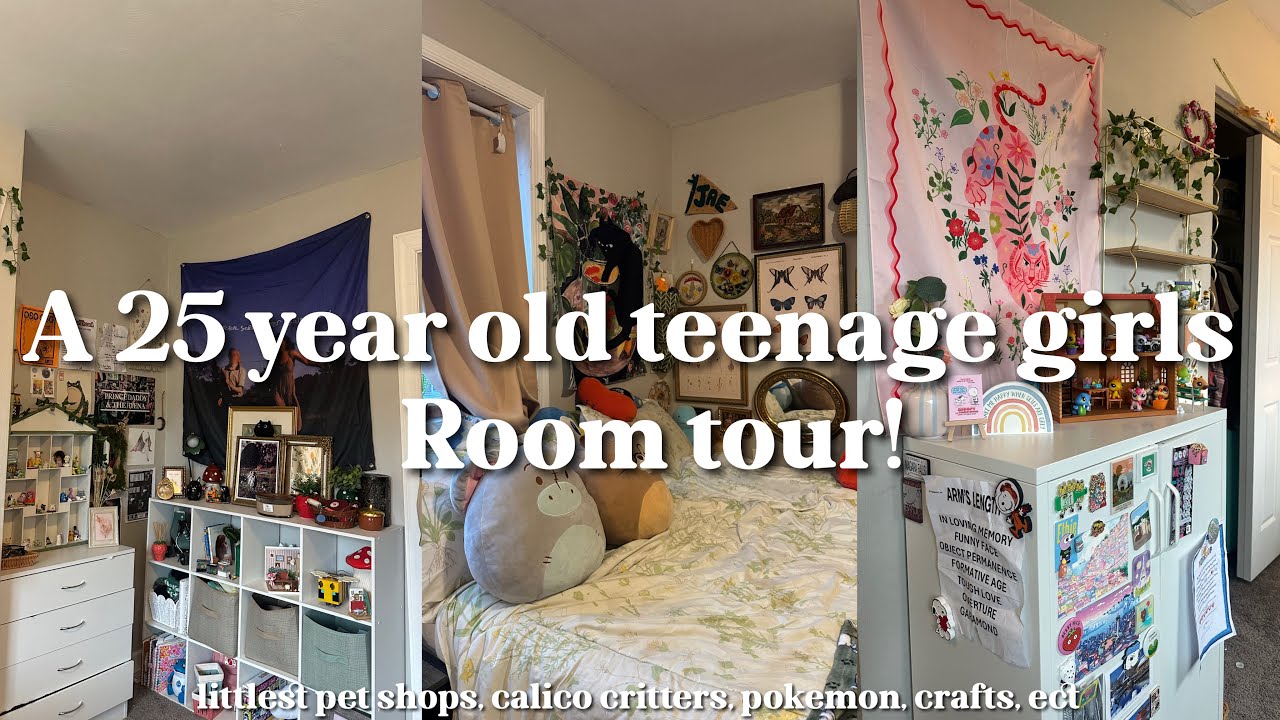 room tour of a 25yr teenage girl ^^ | lps, calico critters, trinkets, stationary, ect.