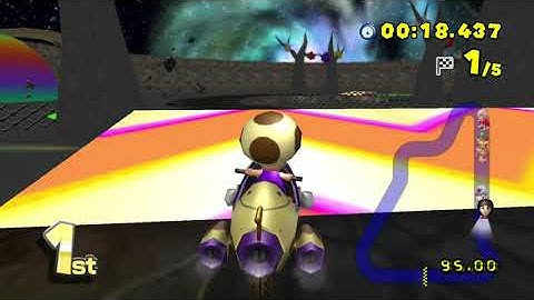 Mario Kart Wii (Fusion) Custom Tracks - Mirror (1 Player) #183 with Toadsworth