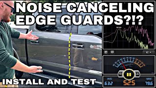 NOISE REDUCING EDGE GUARDS: Install, review, and decibel test of NEW Winunite edge guards.