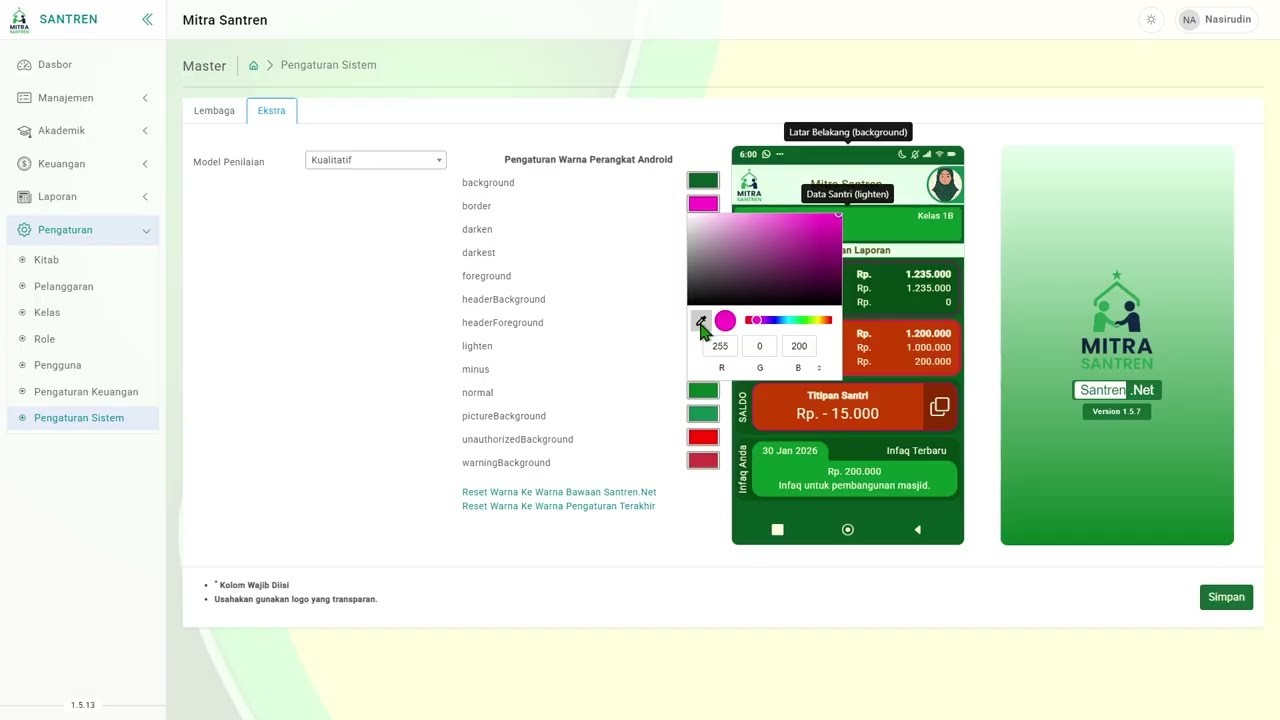 Mengatur Tema Warna Tampilan di Aplikasi Android
