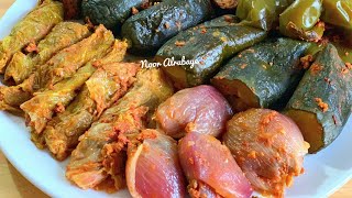 دولمة عراقية كيتو محاشي لو كارب حساسية القمح والسكري Keto Iraqi Dolma